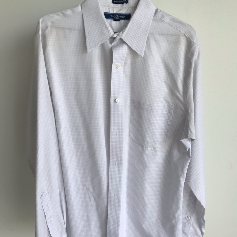 No iron classic fit dress shirt Croft and Barrow